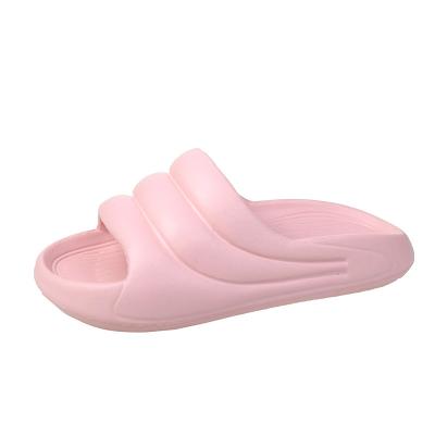 China Fashion Trend New Products Hot Men's Slippers Hollow Out Solid Color Casual Soft Flat Home Ladies Slippers Couples Home Indoor Thick Unique Slippers for sale