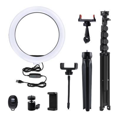 China For Live Makeup Photography Keyson 26cm Selfie YouTube Video Ring Light With Tripod Photography Light With Phone Holder 10inch led ring light facorty wholesale for sale