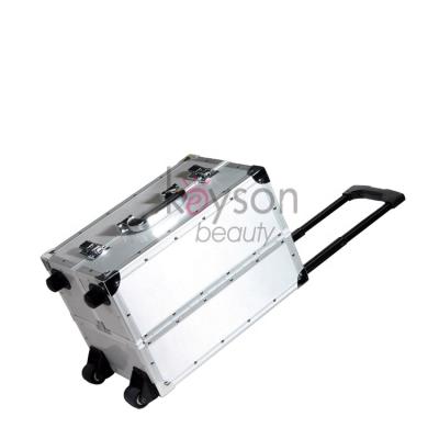 China Professional Makeup Trolley Keyson Makeup Trolley Case Rolling Makeup Trolley Case With Wheels for sale