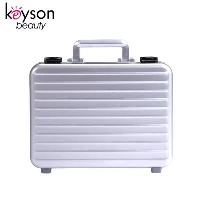 China With Interior Compartments Keyson Fireproof Modled Folder Briefcase Metal Briefcase Aluminum Case Tool Suitcase With Lock For Men for sale