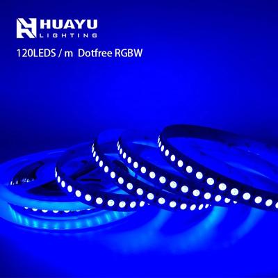 China Hotel Dot Free DC24V Available 5 in 1 5050 RGBW/RGBWW led strip 4&5 chip in 1 led led rope light for decoration for sale