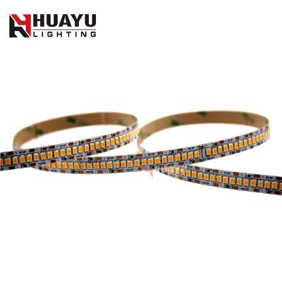 China Hotel High CRI Epistar Chip SMD 2835 240 LED Per Meter CRI>90 12V 24V 19.2W/M Warm White Led Strip for sale