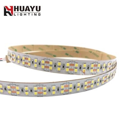 China Waterproof Project Epistar 240 Bright 24VDC LED Diodes SMD 2835 Strip With Double Row PCB 15mm Width for sale