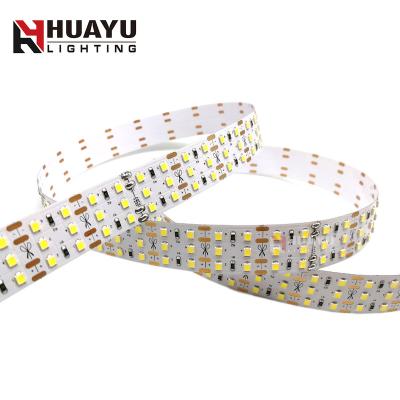 China Super bright 24v hotel triple rows led strip 2835 line 264leds three flexible led strip light for sale