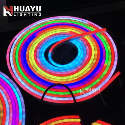 China Residential 5050 RGB Affordable Cable Led Neon Strip WS 2812 TM 1914 DC12V DC24V 60/72 LED Per Meter Neon 5050 LED Strip for sale