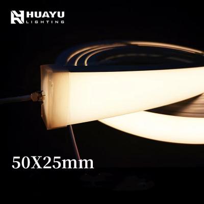 China 24V 10/12mm Super Wide Waterproof IP65 Tube Size 24V 10/12mm Luminous PCB 5025 LED Neonflex Silicone LANDSCAPE 3 Year Warranty LED neonflex light for sale