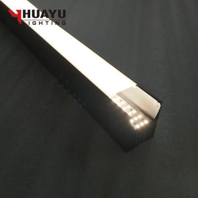 China Office LED Strip Ceiling Light 4ft 20W 25W 30W Fixture Aluminum Housing Pendant Light Led Linear Lamp For Indoor for sale