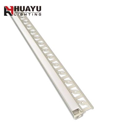 China Wall Aluminum LED Extrusions For Drywall Use Architectural Gypsum Plaster Led Aluminum Profile for sale