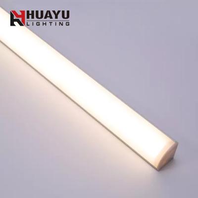 China Aluminum Alloy 16*16mm 45 Degree LED Aluminum Bar Light Profile Corner Extrusions Angle For LED Strip Lights for sale