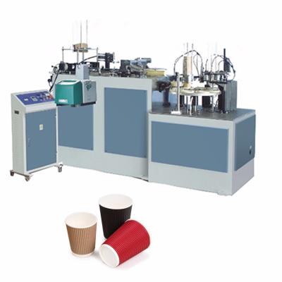 China Double Eco Green Disposable Ripple Wallpaper Cup Machine WLTM-10/10S for sale