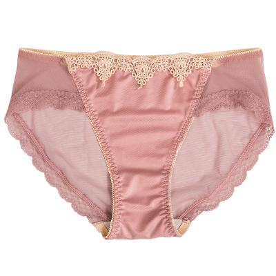 China Best Selling Cotton Women Panties Briefs Antibacterial Warm Comfortable Ladies Underwear OEM Lace Up Fabric Girls Skin-friendly Briefs for sale