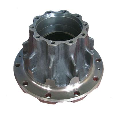 China Auto Parts Resin Sand Casting CNC Machining Ductile Iron Wheel Hub Auto Parts Car Wheels for sale