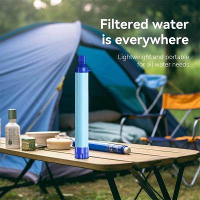 China Hotel outdoor survival water straw filter UF life straw personal water filter water filter straw for sale