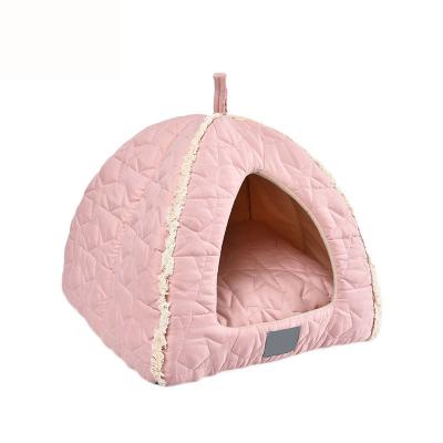 China Travel Pet Bed For Cats And Small Dogs , Little Pink Pet Bed for sale