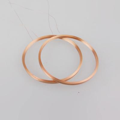 China custom  RFID coil at 125khz 126khz round copper coil magnetic card reader for smart card for sale