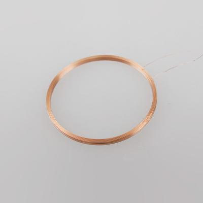 China Custom 134khz  RFID coil with 0.2mm diameter round shape copper coil for sale