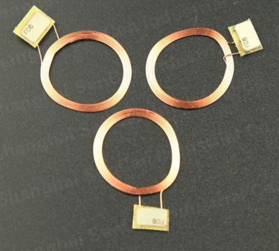 China Custom  rfid antenna coil chip coil air core coil with chip Copper Coil +COB for sale