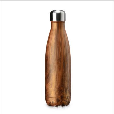 China Business 17oz Sports Water Bottle Vacuum Insulated Stainless Steel Sports Water Bottle Double Wall Cola Shape Leakproof Water Bottle for sale