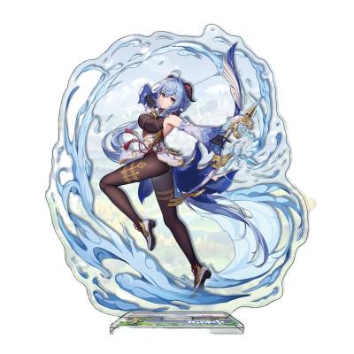 China Custom Character Eco-friendly Bracket Anime Cartoon Genshin Acrylic Stand-Up Logo Plastic Stand Acrylic Desktop Decoration for sale