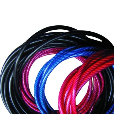 China Construction Steel Wire Rope Plastic Covered PVC Coated Stainless Steel Wire Rope Price for sale