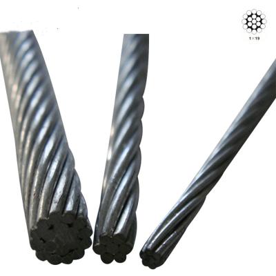 China Hot Selling Galvanized 10mm Structural Steel Wire Rope 1.5 Mm 2 Mm 4mm 6mm Cable Steel Rope 10mm for sale