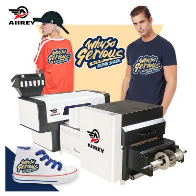 China KOPF i3200 des heißen Verkauf Fabrikverkaufs automatischer voller 40cm Doppelhaustier-Filmtintenstrahl DTF T-Shirt Drucker mit Fleck- Pulver MA zu verkaufen