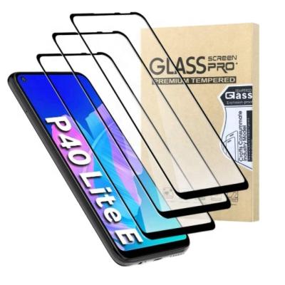 China Plasma Oiling 2.5D 9H HD Silk Screen Clear Scratch Resistant Tempered Glass Screen Protector For Huawei p40 lite screen protector for sale