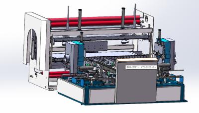 Chine Machine à emballer les rouleaux de tissu automatique à vide intelligent à commande PLC 380V 50Hz à vendre