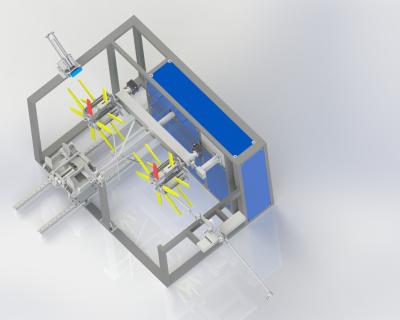 Chine Machine à enroulement de tuyaux en plastique à double bobine entièrement automatique pour le ruban adhésif à micro-pulvérisation à vendre