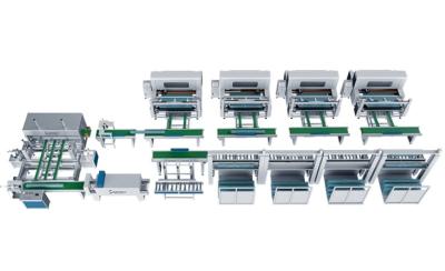 Chine Machine électrique automatique d'emballage de rouleaux de tissu pour le noyau d'oreiller textile à vendre