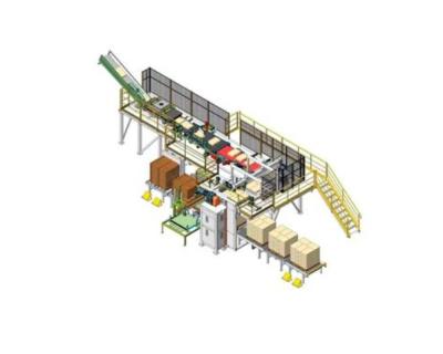 Chine Ligne électrique d'emballage et de palettisation Machine automatisée de palettisation et de dépalettisation à vendre