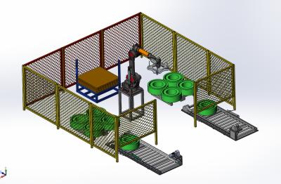 China Máquina de enrolar de filamentos de PET com sistema automático de paletização à venda