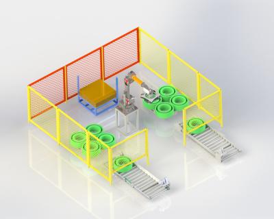 China Máquina automática de enrolamento de filamentos de PET com sistema automático de paletização à venda