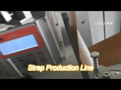 3 phase paper strap production line / making line / making machine