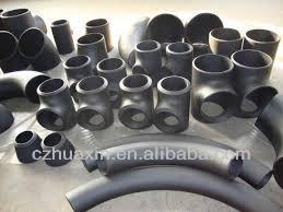 China Carbon steel M.S. pipe fitting 2D 3D 5D elbow tee reducer and cap ASTM A234 WPB for sale