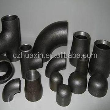 China Gas Threaded End MS Carbon Steel Pipe Fittings Elbow Caps / Reducer / Tee for sale