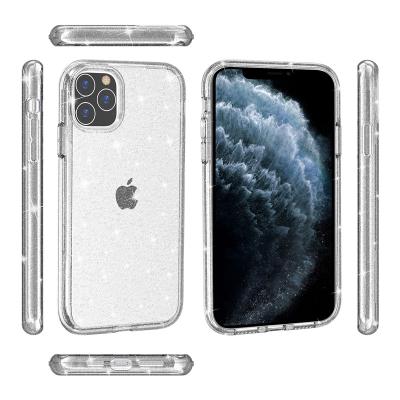 China Fanshion Bling Phone Case Cover For iPhone 12 11 X Xs Max Xr 8 7 P Shockproof TPU+PC Phone Shell Accessories for sale