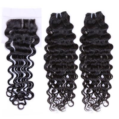 China Italian Curly Bundles Deal Italian Curly Closure Hair 100% Wholesale Price for sale