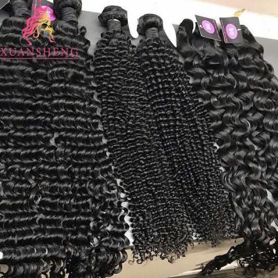 China High Quality Grade 10A Deep Curly Bundles Deep Curly Hair for sale