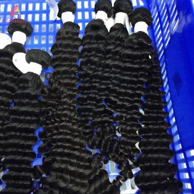 China Deep Curly Good Quality Double Ended Remy Cuticle Aligned Human Hair Extensions,Wholesale Invisible Cuticle Hair Extension Bundles for sale