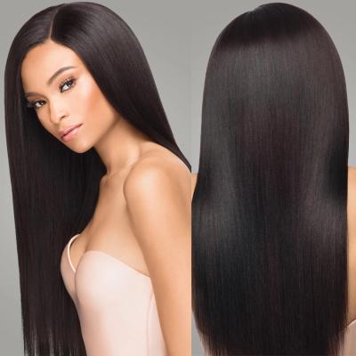 China 13X6 Straight Straight Lace Front Wigs With Hairline Hair 100% Pre Plucked Wigs for sale