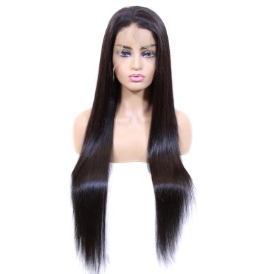 China Straight 100% Natural Human Hair Wig Human Hair Front Lace Wigs For Black Woman Custom Wigs for sale