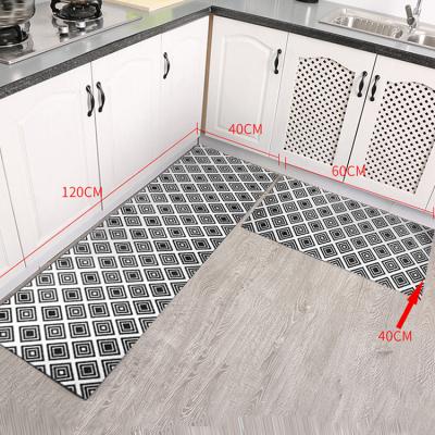 China Waterproof Hot Products Custom For Selling Non-Slip Foot Line Mat Kitchen Kitchen PVC Mat for sale