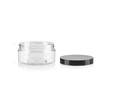 China Cosmetic cream jar with lid travel sizes complete collection of cosmetic jars in all size i.e. 30, 50, 100ml Transparent Glass Cream Jar for sale