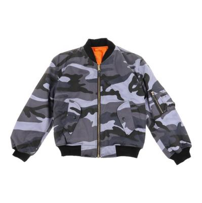 China Quality Windproof Breathable Camouflage Military Waist Pilot Bomber Jacket for sale