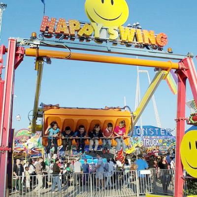 China Attraction Amusement Park Rides Amusement Park Rides 12 Seats Happy Swing Carnival Rides For Sale for sale