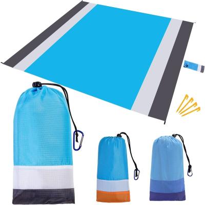 China Universal Outdoor Large Sand Proof Camping Beach Waterproof Cover With Anchors for sale