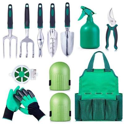 China Universal Agricultural Gardening Aluminum Alloy Scissors Tool Kit 100 Piece Flower Weeding Planting DIY Tools Garden Potting for sale