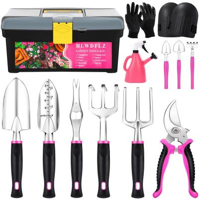 China 13 in 1 Universal Garden Hand Aluminum Plant Kit Set with Water Box Shears Knee Pads Succulent Gardening Tools for sale