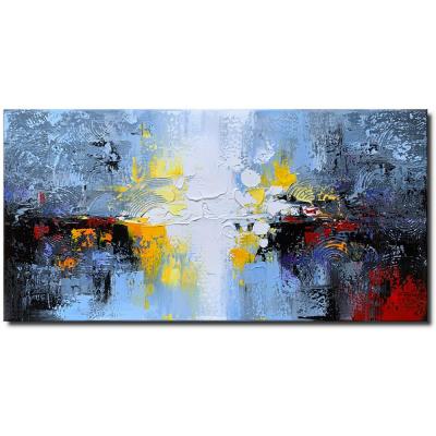 China Hand Painted Textured 3D Abstract Landscape Oil Painting On Canvas Abstract Wall Art for sale